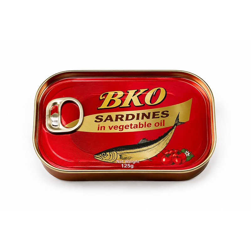 Sardine in scatola in olio vegetale